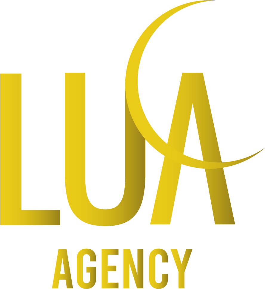 LUA Agency logo goud